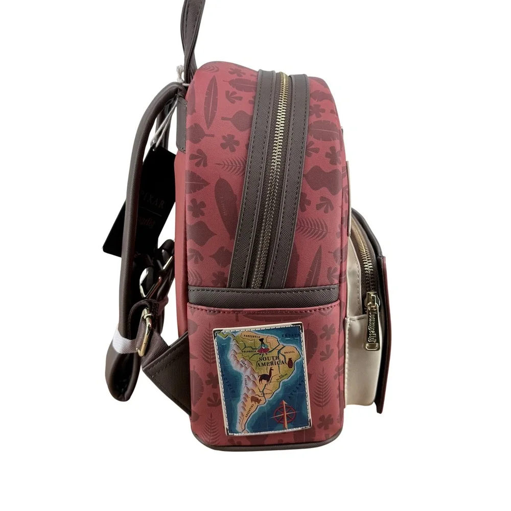 Loungefly Disney Pixar Up My Adventure Book Mini Backpack Burgundy WDBK2625